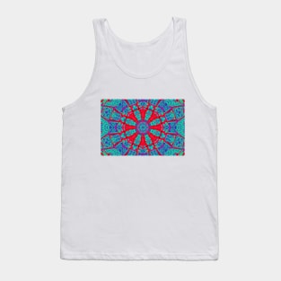 Multi coloured kaleidoscope mandala Tank Top